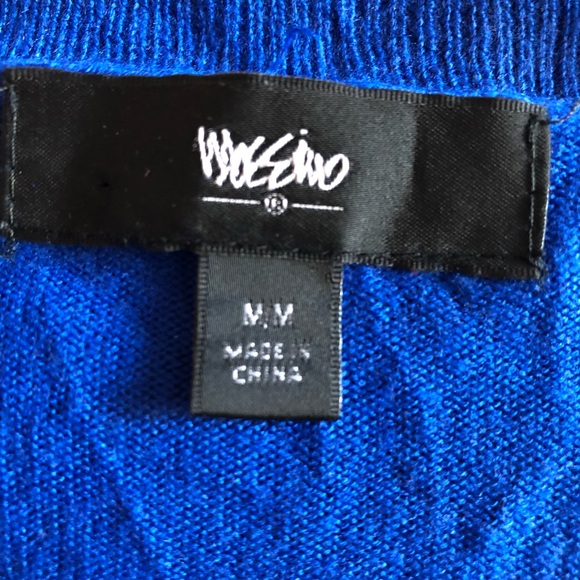 Mossimo V-neck Sweater Top Long Sleeve Ribbed Hem - Picture 2 of 5